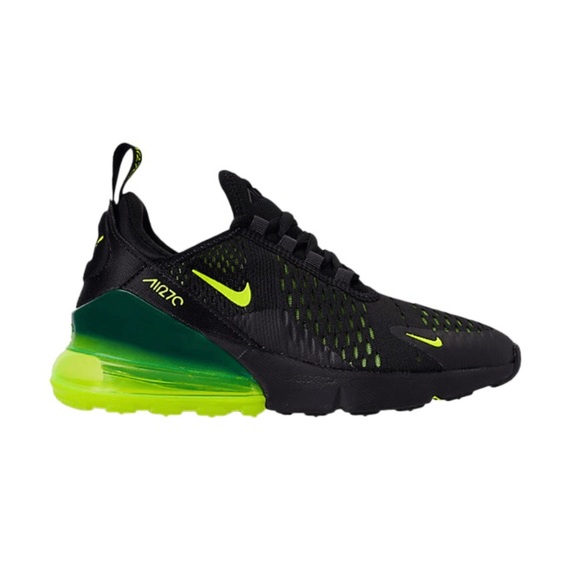 black and green nikes